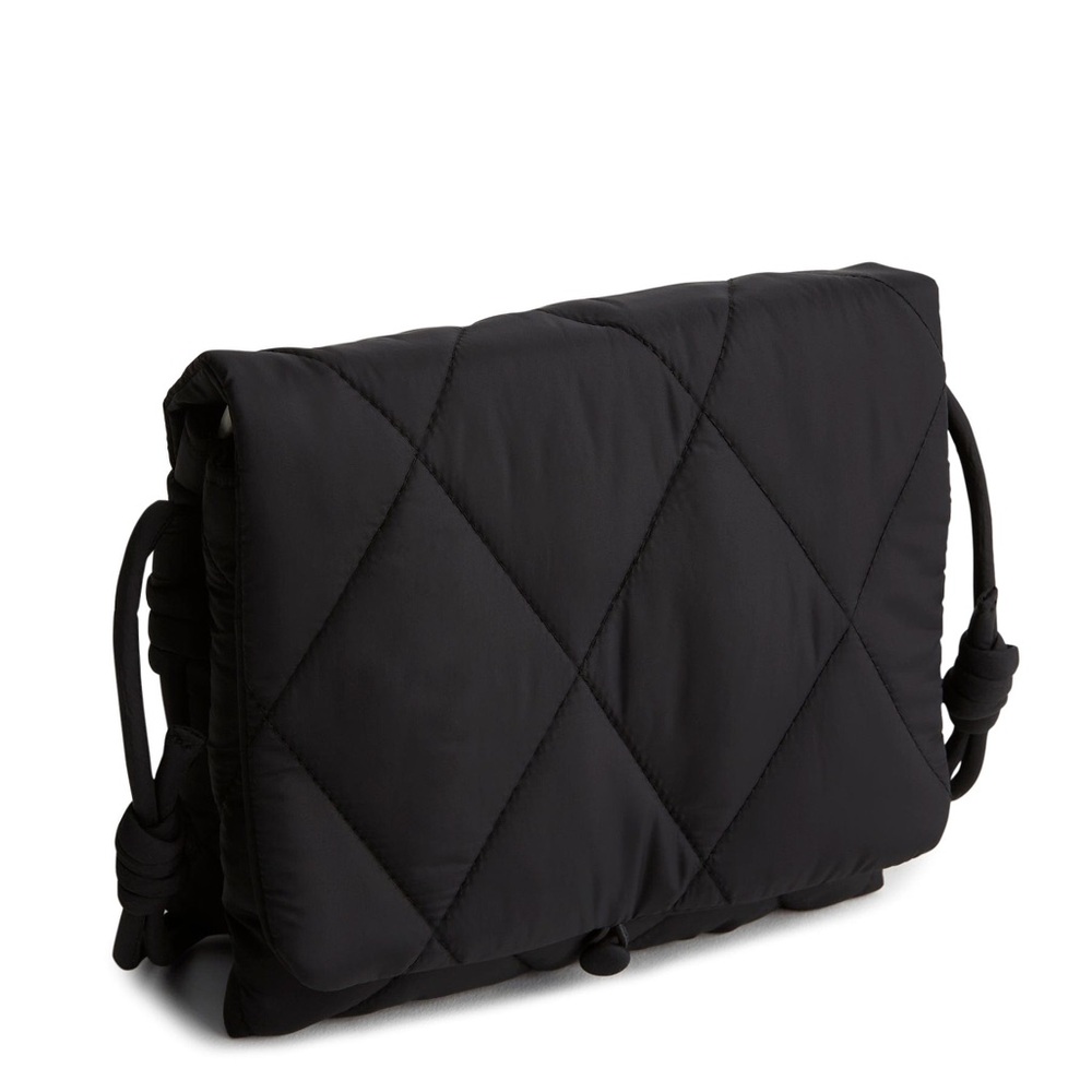 Vera Bradley Baird Hipster Black Quilted Crossbody Bag - NWOT
